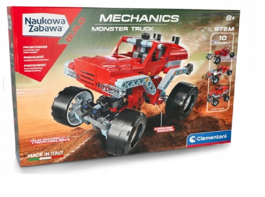 

Clementoni Laboratorium Mechaniki Monster Truck 8+