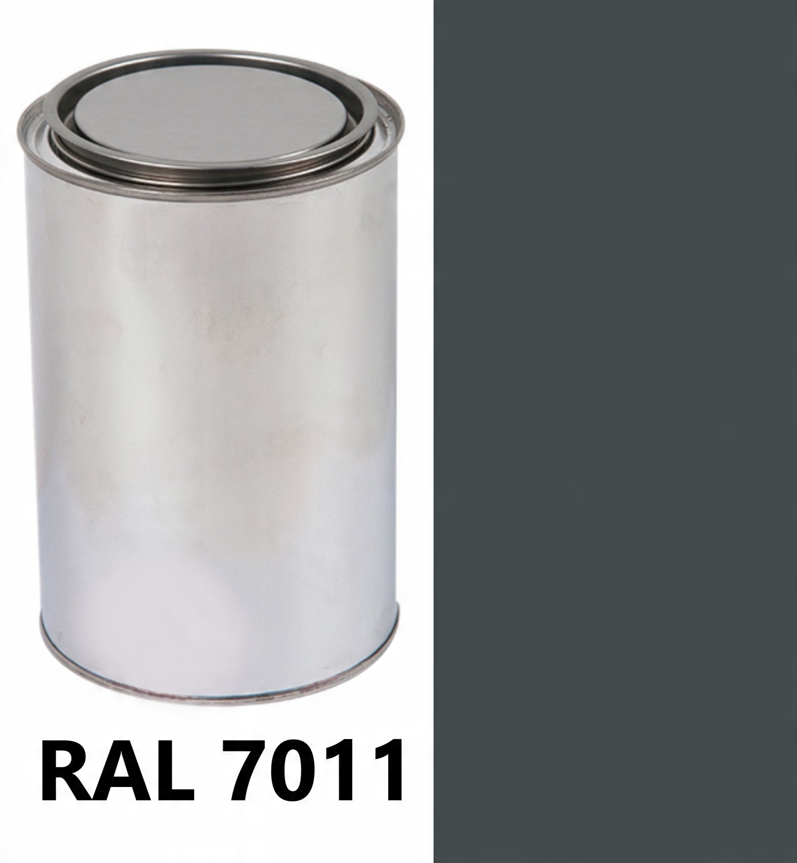 

Ral 7011 Szary Stalowy Farba Olejna Alkidowa 1L