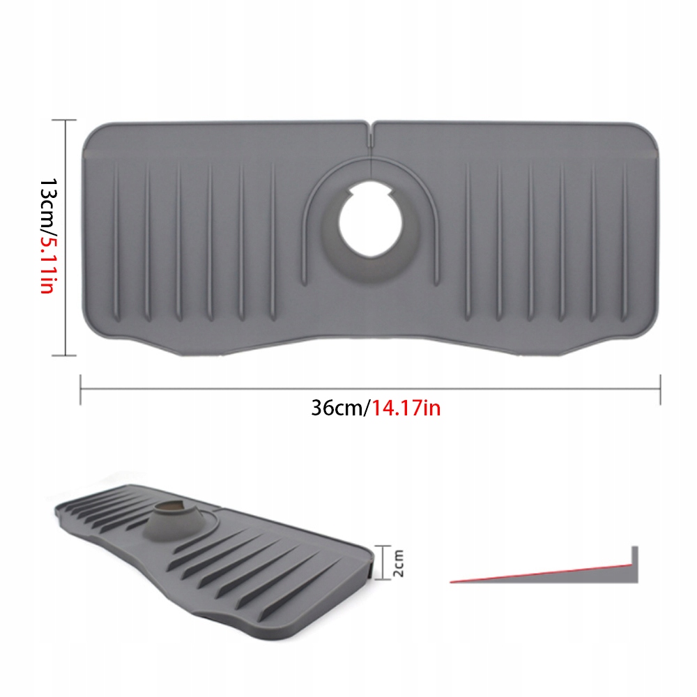 SILIKONOWA MATA DO KRANU ZLEWU KUCHENNEGO OCIEKACZ Marka inna