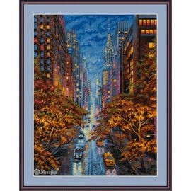 Křížková výšivka počítaná sada (kanva, mulina)