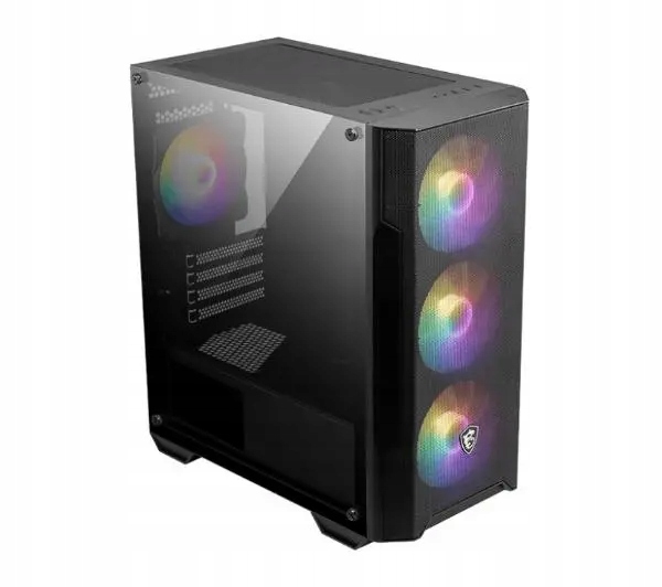 Obudowa do komputera Msi Mag Forge M100A Midi Tower Atx Okno Czarna