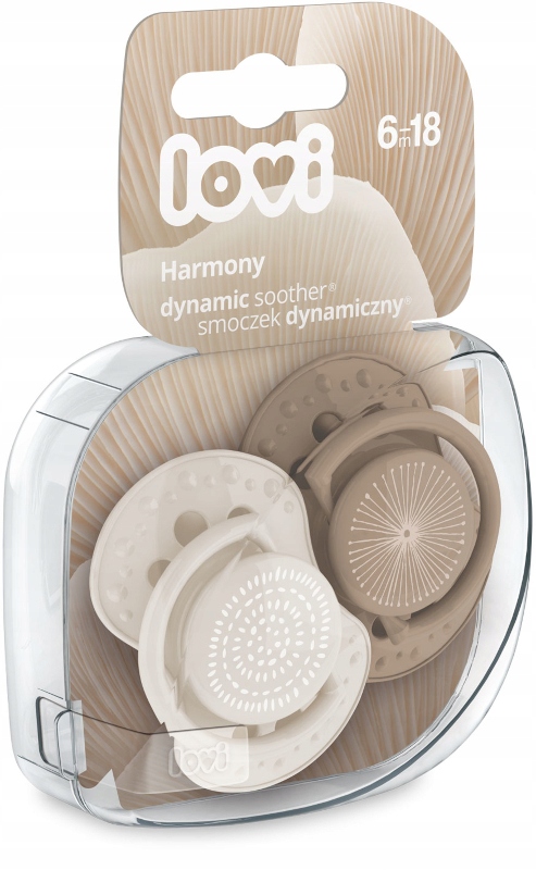 LOVI SMOCZEK DYNAMICZNY HARMONY GIRL 2SZT. 6-18M Materiał smoczka silikon