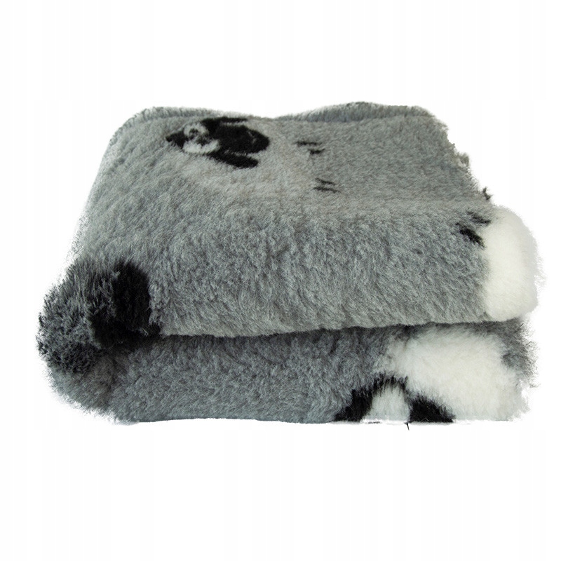 Legowisko dry bed antypoślizgowe posłanie 150x100cm szare w owce The Zoo