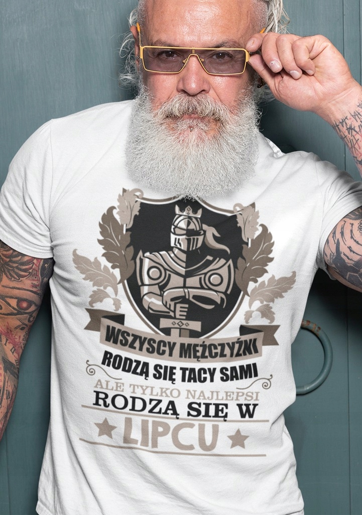 KOSZULKA MĘSKA PREZENT URODZINY DOWOLNY MIESIĄC Płeć mężczyzna