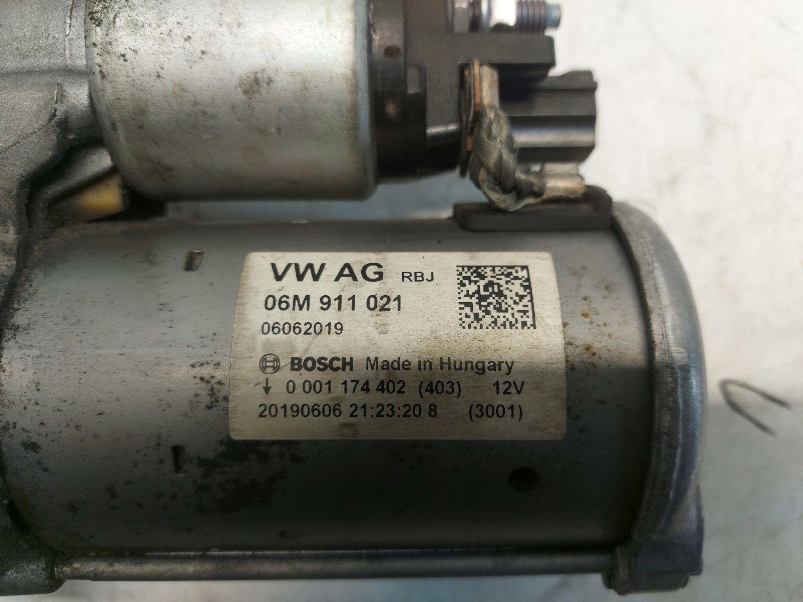 AUDI RS5 8W8 F5 2.9 TFSI starter 06M911021