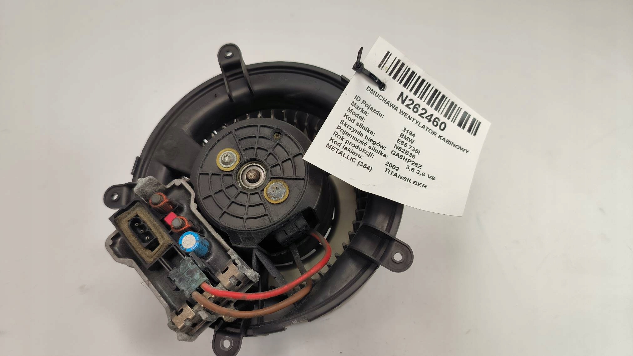 riscaldamento VENTOLA cabina BMW E65 735I