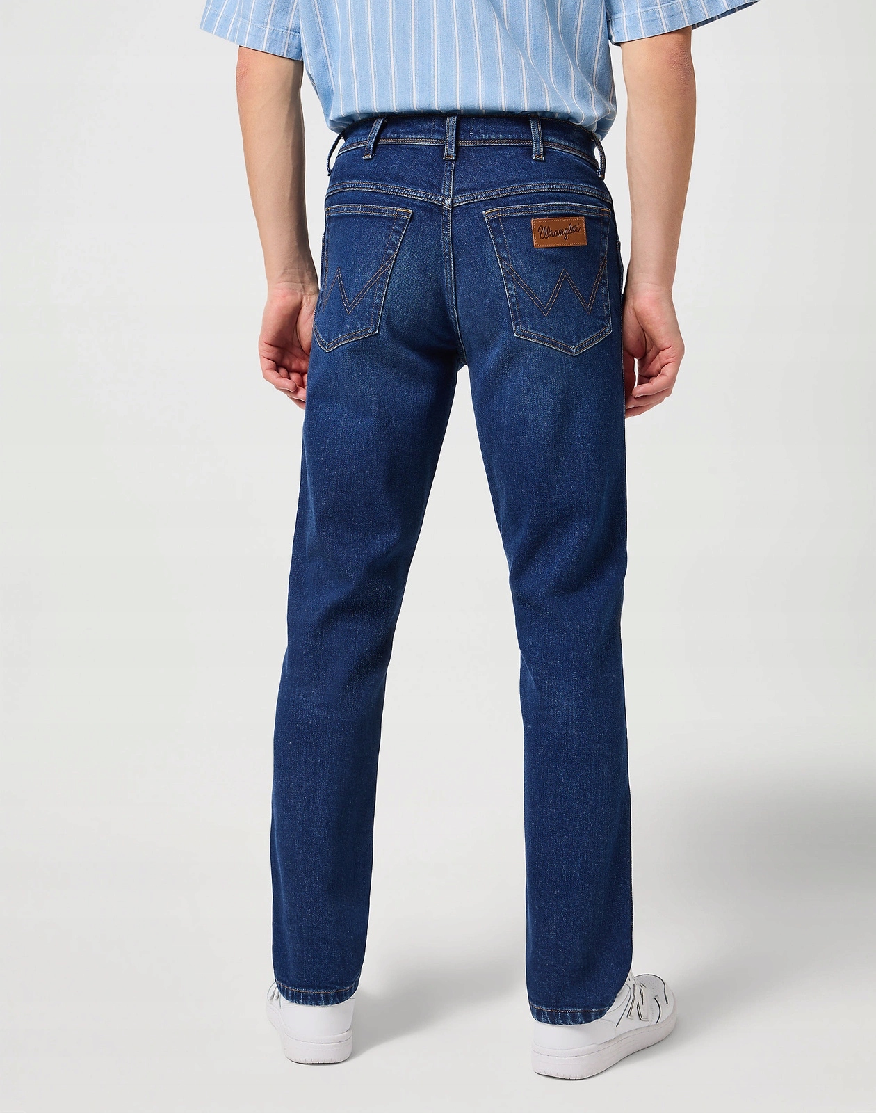 Pánské jednoduché džínové kalhoty Wrangler Texas Soul 112350654 36/34