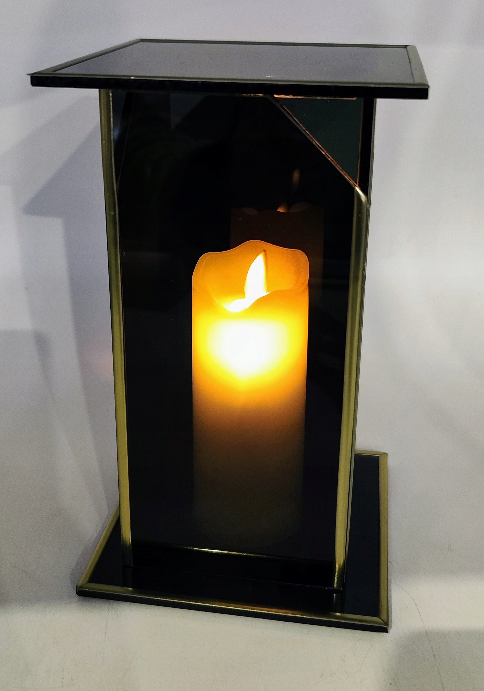 SZYBA SKOŚNA CAŁOSZKLANY DARK / ZŁ / MAŁA / 1 SZTUKA Marka Lamp-Art