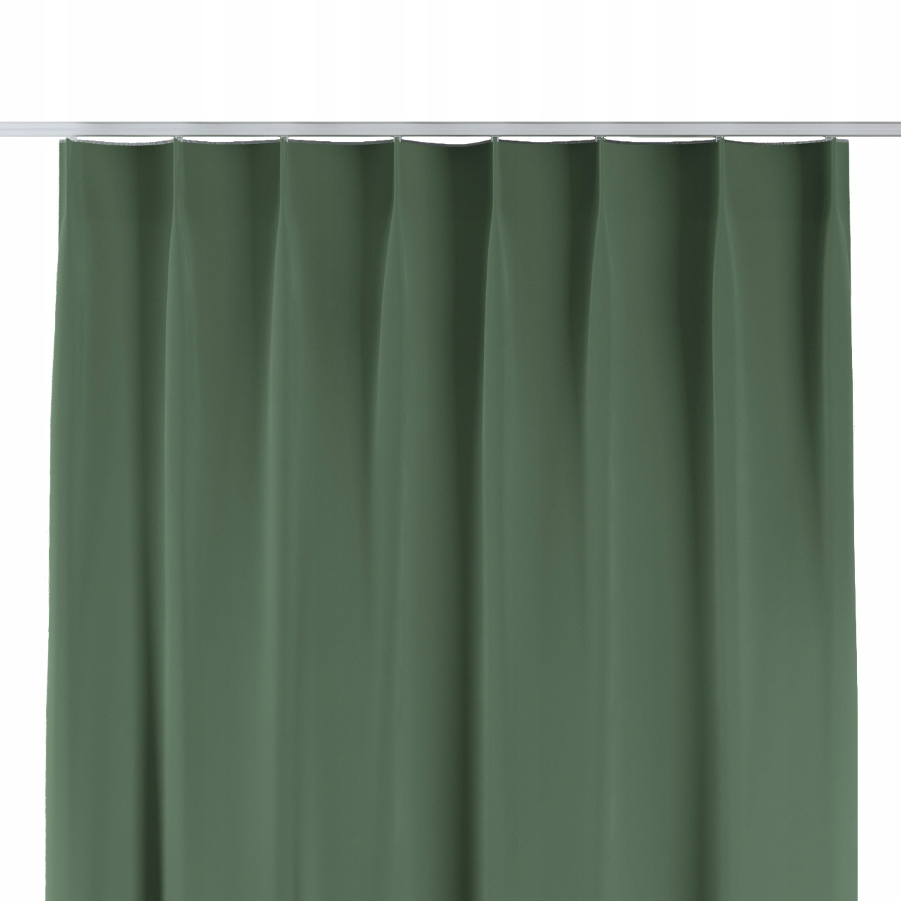 Dekoria Záves na jednoduchých flex háčikoch 130x260 cm odtiene zelenej