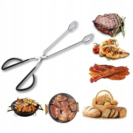 SZCZYPCE KUCHENNE METALOWE DO GRILLA SAŁATEK MIĘSA Kod producenta No.: 12850
