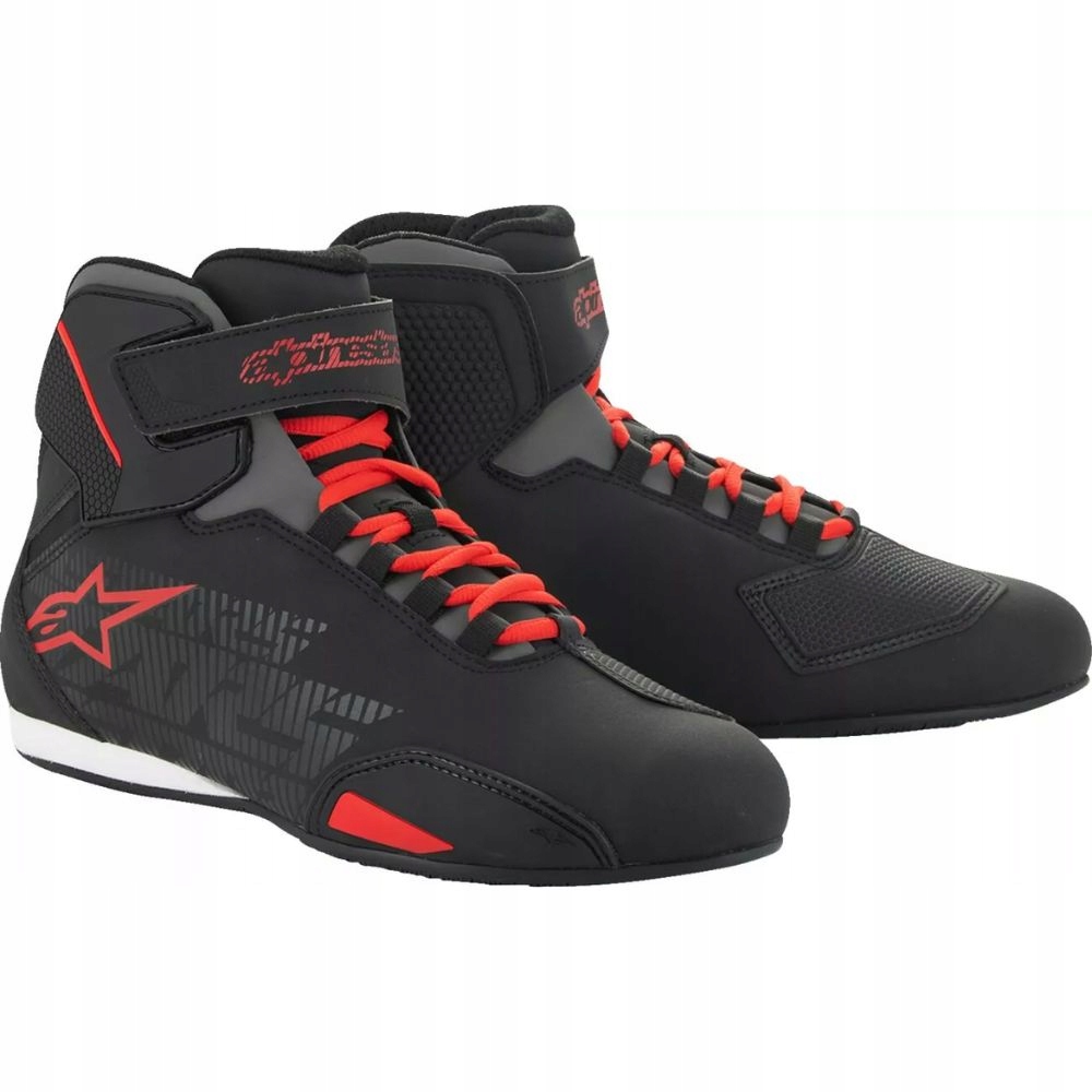 Motocyklové Topánky Alpinestars Sektor Black/red 40,5 (8)