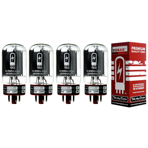 6L6WGC-STR Redbase Small Bottle Tad Premium Matched 4 ks vybraný štvorec