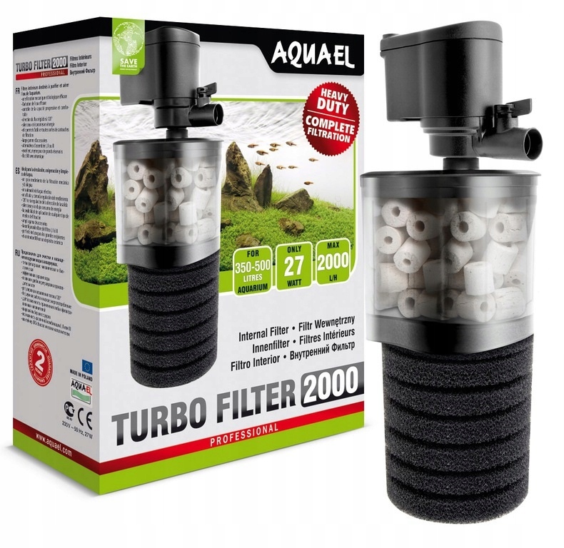 

Aquael Filtr Wewnętrzny Turbo 2000 Do AKWARIUM350L