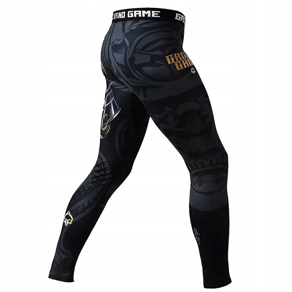 Legginsy treningowe kompresyjne męskie Ground Game Oni Samurai r. L Marka Ground game