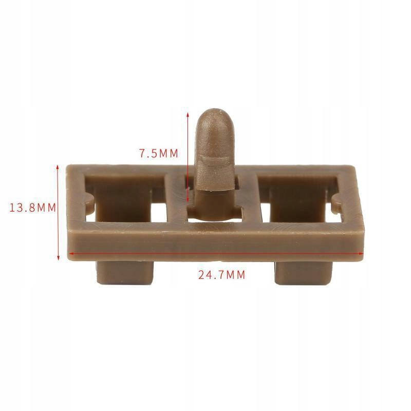 ZESTAW SPINEK WCISKÓW DO MOCOWANIA DOLNEJ USZCZELKI DRZWI BMW X5 E53 Producent części S-CAR