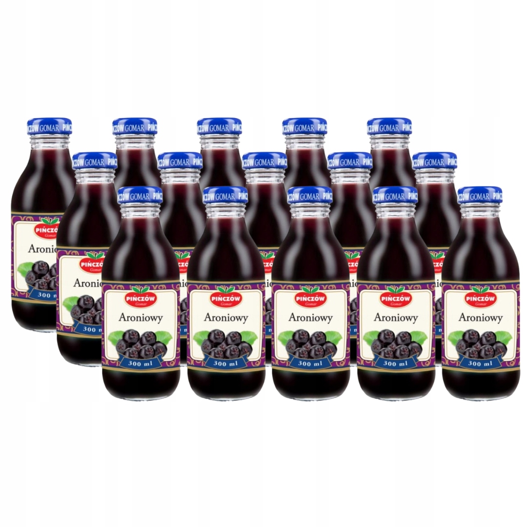 Levně Gomar Pińów nektar z aronie 300 ml x 15 kusů