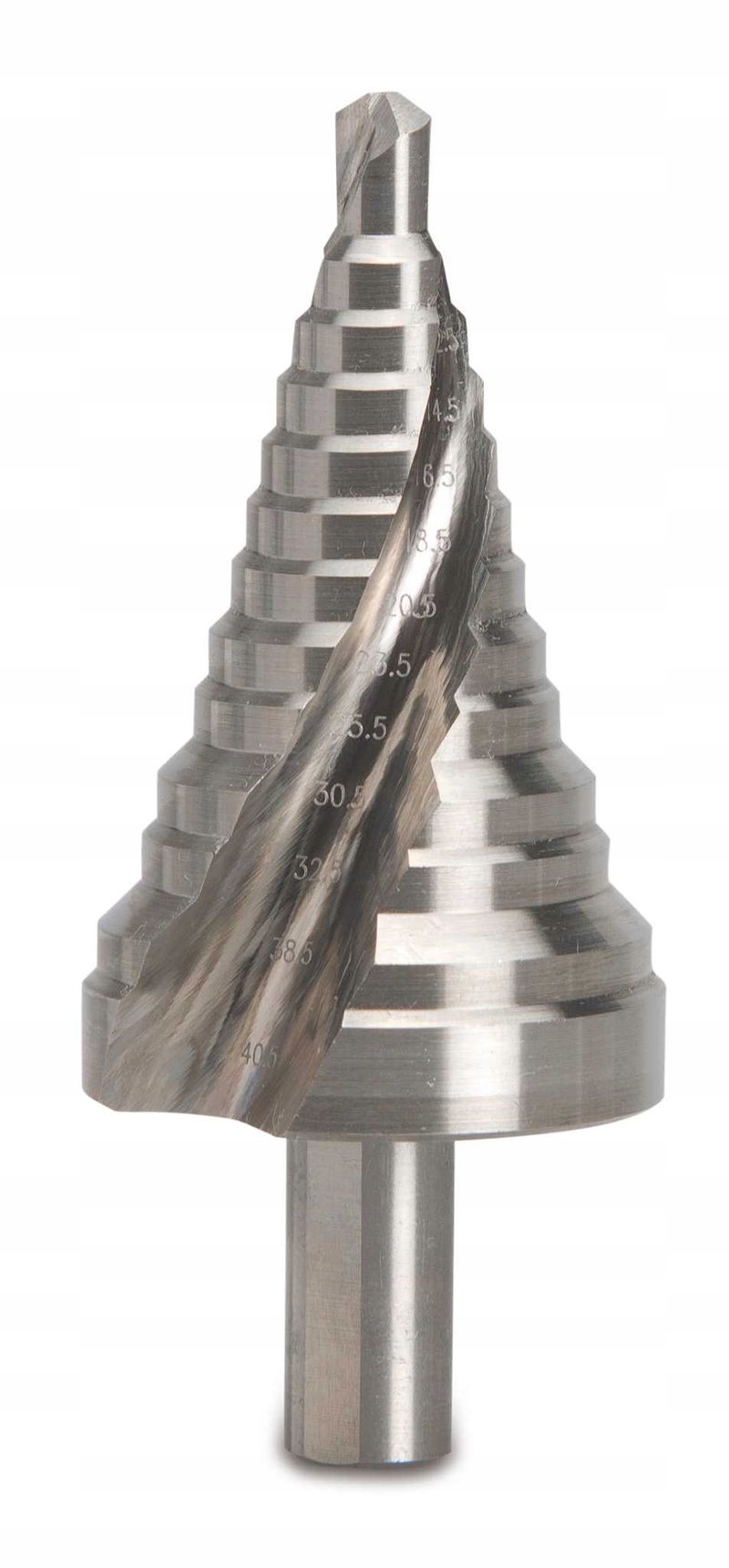 WIERTŁO STOŻKOWE STOPNIOWE, HSS, M12-M40, ŚR6-40,5 MM MODEL BM1943