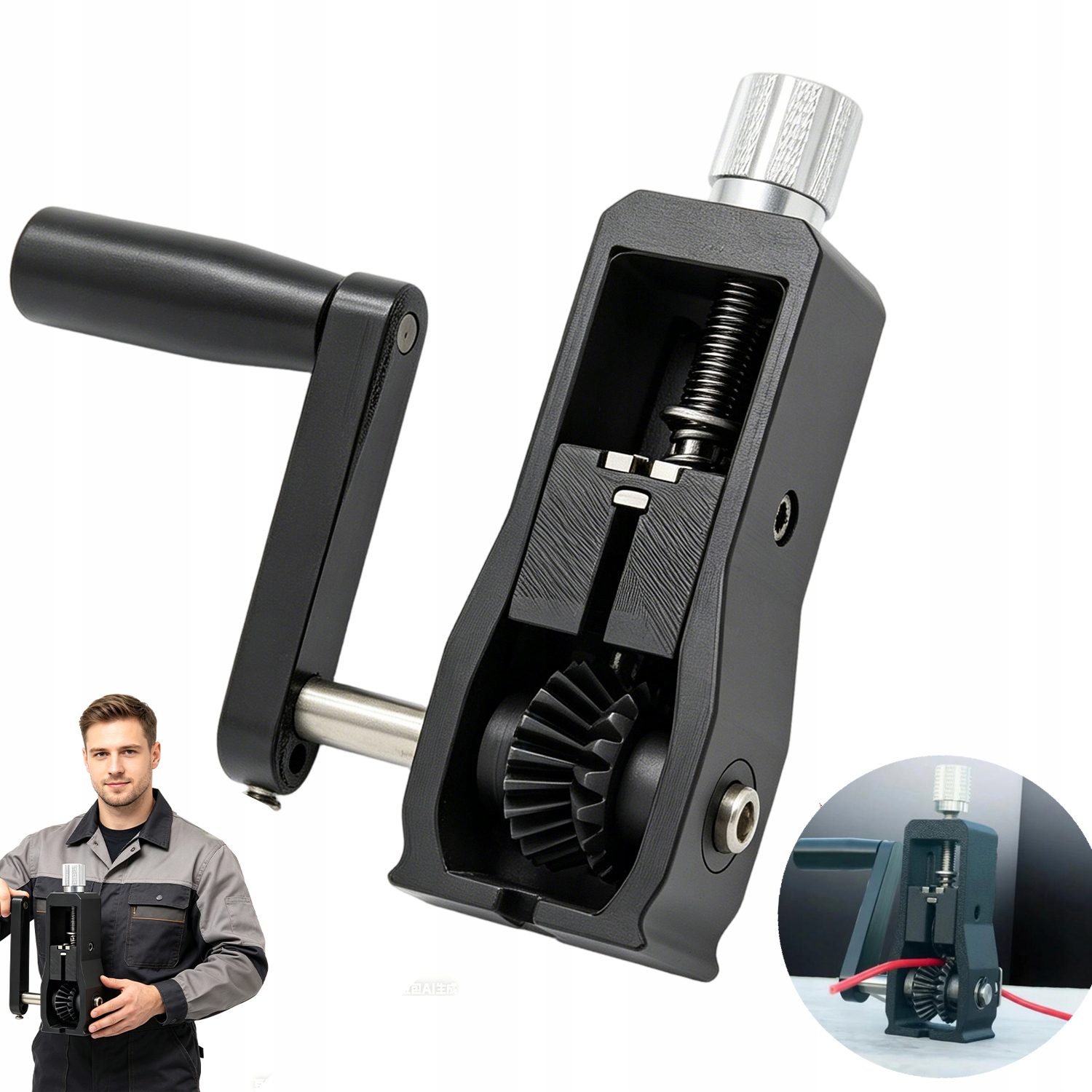Odizolovací kleště na kabely, kovové, pro dráty 2-20 mm, nerezová ocel