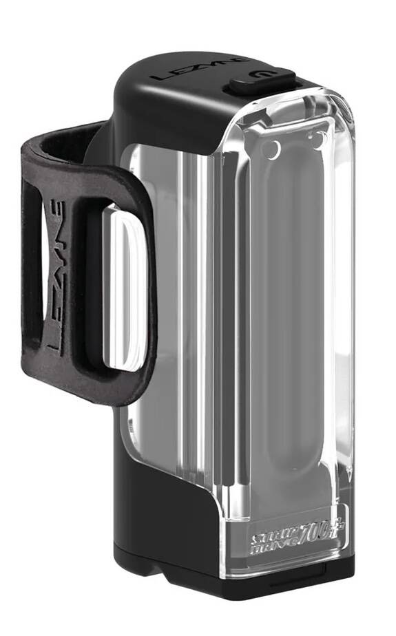 Lampka przednia Lezyne Strip+ Strip Drive 700 lumenów przód czarna Usb C