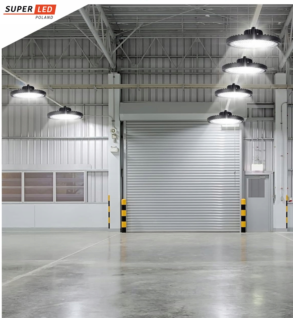 Lampa Przemysłowa LED High Bay UFO 100W 12000lm IP65 magazyn hala sklep Kod producenta 8081