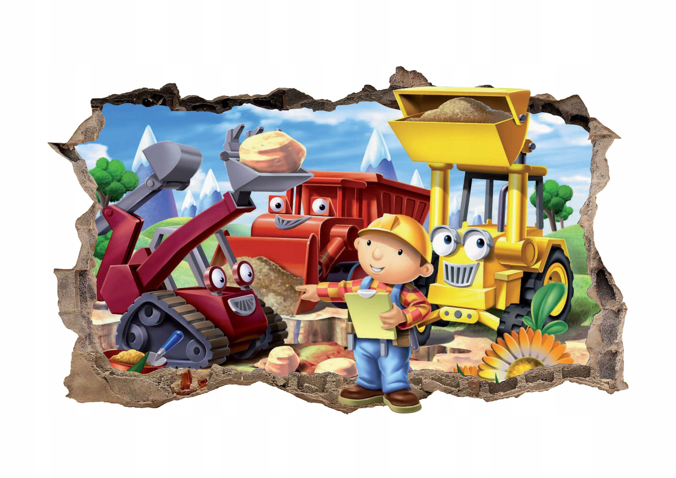 

Naklejka ścienna Bob Budowniczy! Duży wybór