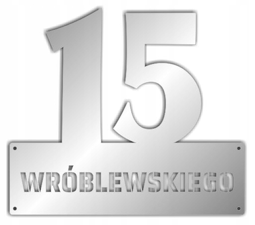 Numer na posesję, dom lub ogrodzenie