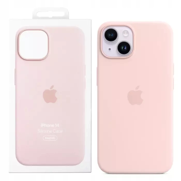 Apple iPhone 14 Originální Pouzdro Silikonový Kryt Pink