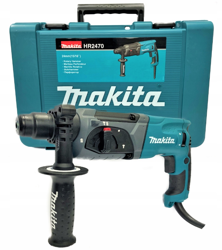 

Mocna Młotowiertarka Makita HR2470 780W Sds Plus