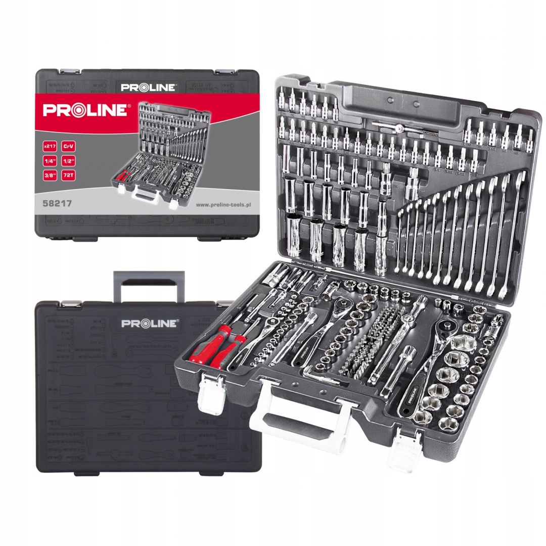 Набір торцевих ключів PROLINE 217EL