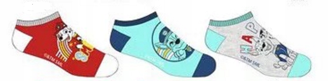 

Psi Patrol skarpetki Stopki 3-pak rozm: 27-30