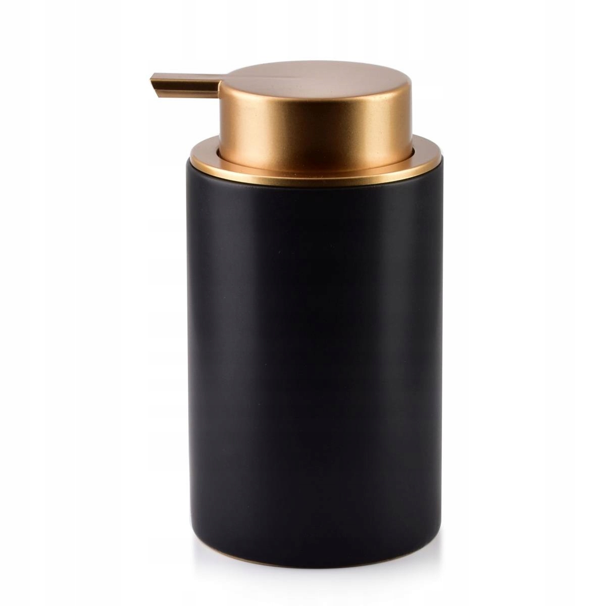 

Czarny dozownik na mydło płyn żel ceramiczny 320ml