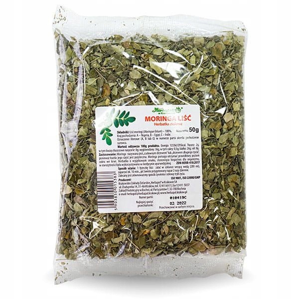 

Herbapol Moringa Liść Cholesterol Cukier 50 g