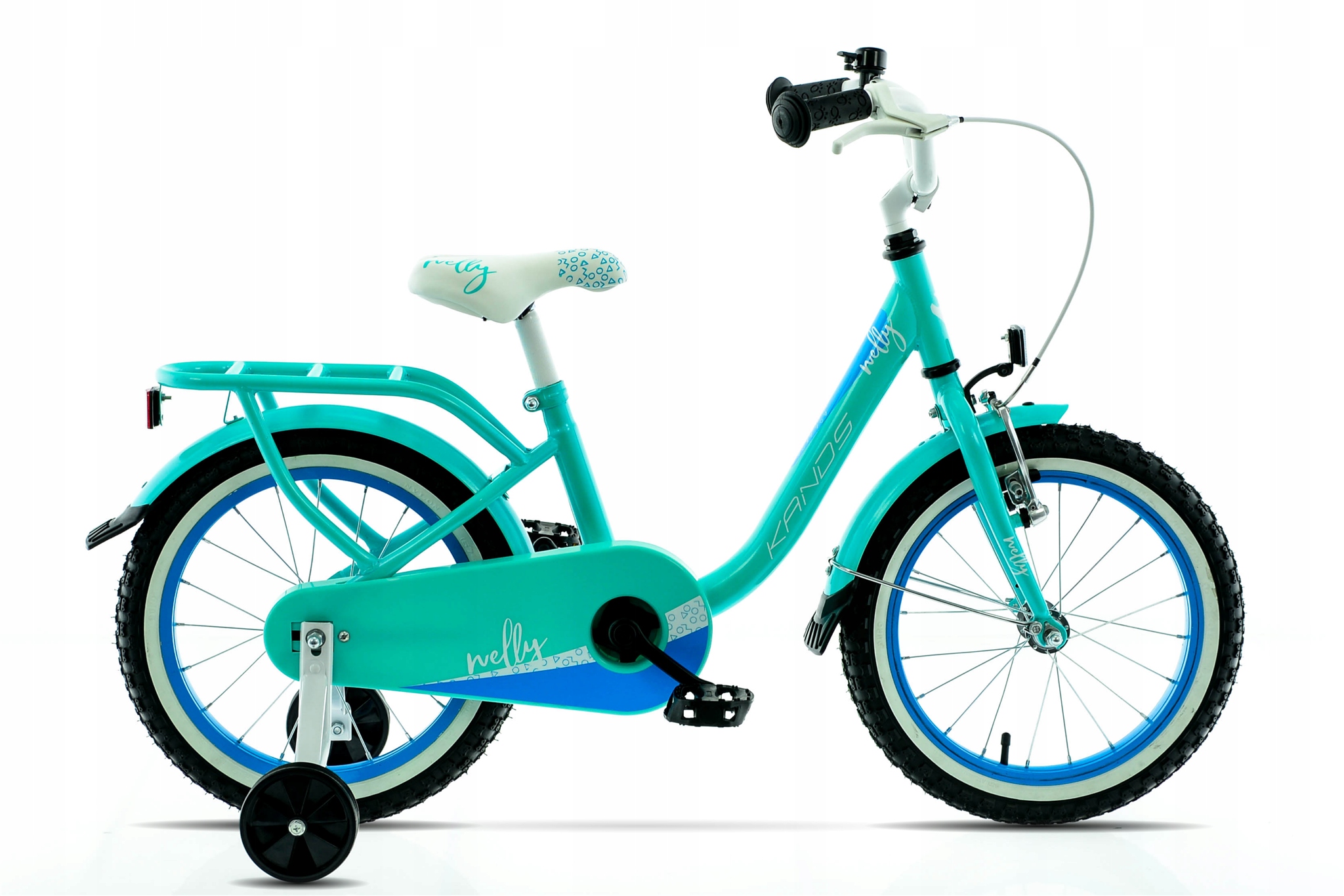 Rower Dziecięcy Kands Nelly miętowo-niebieski połys R10 wzrost 100-120 2025