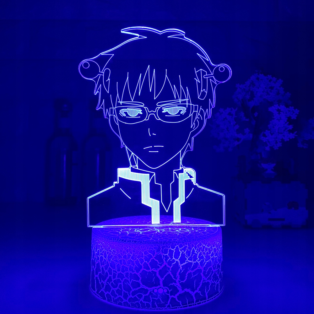 

Lampka nocna Led 3D Katastrofalne życie Saiki K