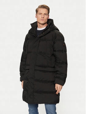 boss Męskie Kurtka zimowa Hugo BOSS-50523035 001 Black Czarny