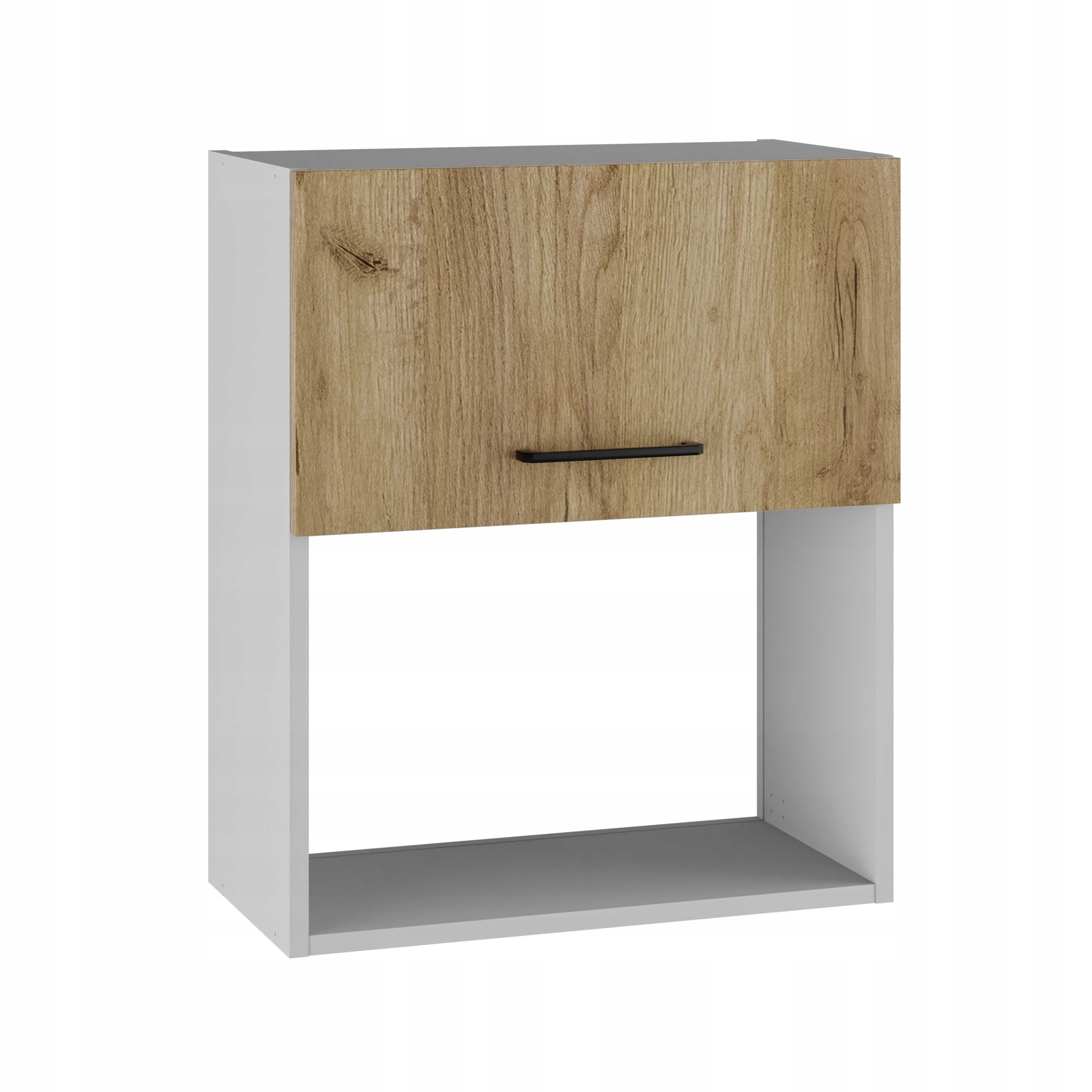 Horní kuchyňská skříňka pod mikrovlnnou troubu 60/72 Tafla Dub Craft Zlatá