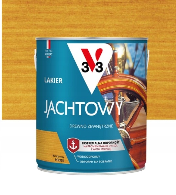 V33 Lakier Jachtowy 2,5l Bursztynowy Połysk