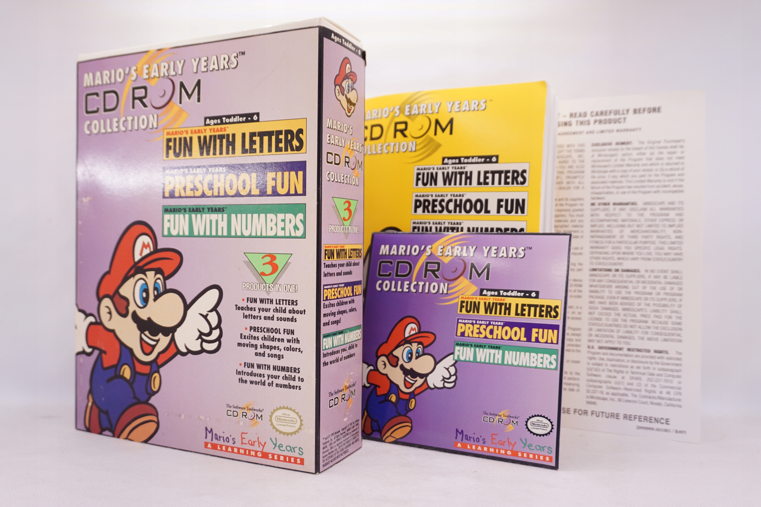 Mario's Early Years PC CD-ROM Collection USA Wersja językowa Angielska