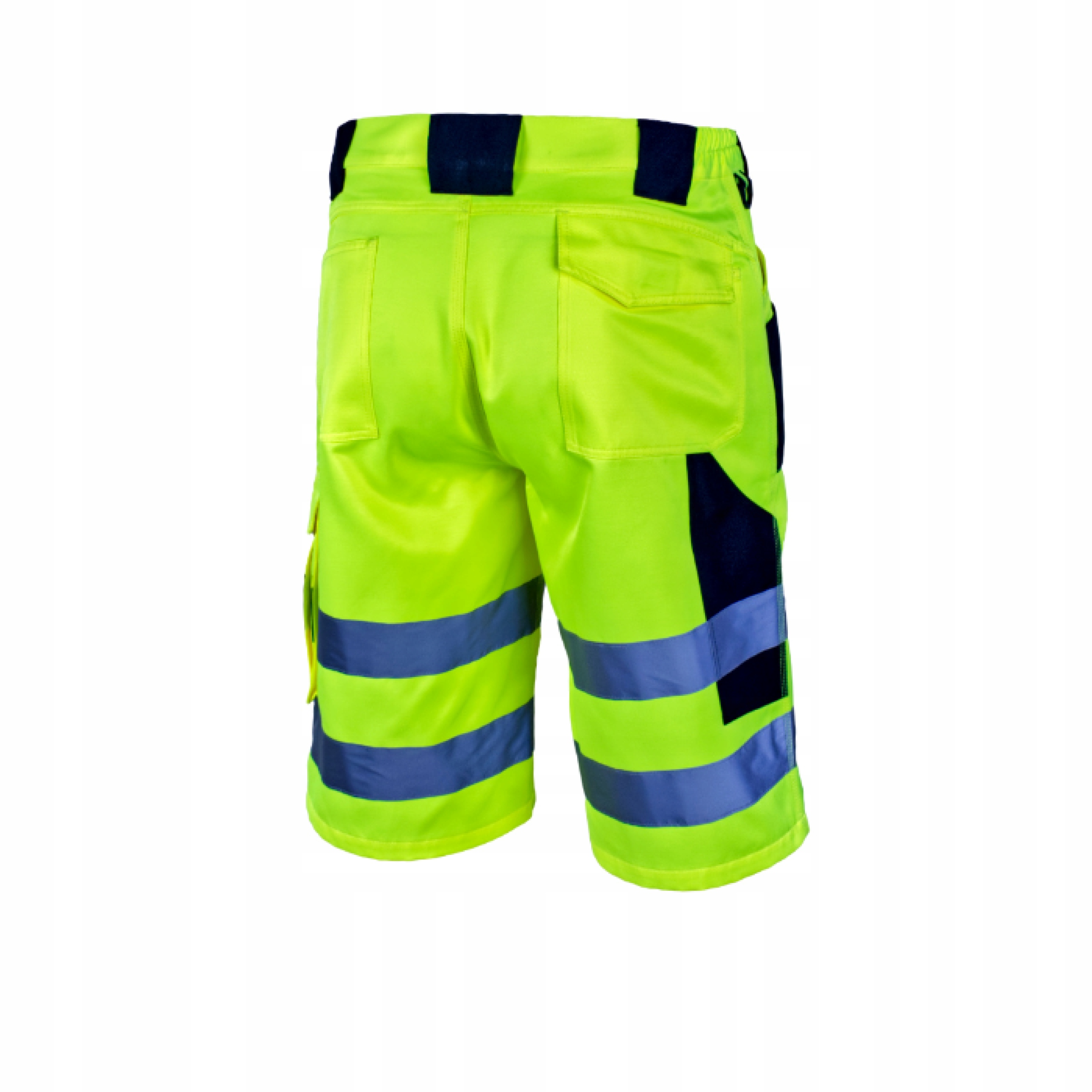 SPODENKI ROBOCZE ODBLASKOWE krótkie męskie spodnie ostrzegawcze szorty r.48 Rozmiar 48