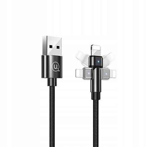 

Kabel Pleciony Usams Usb Apple Lightning 1M Czarny