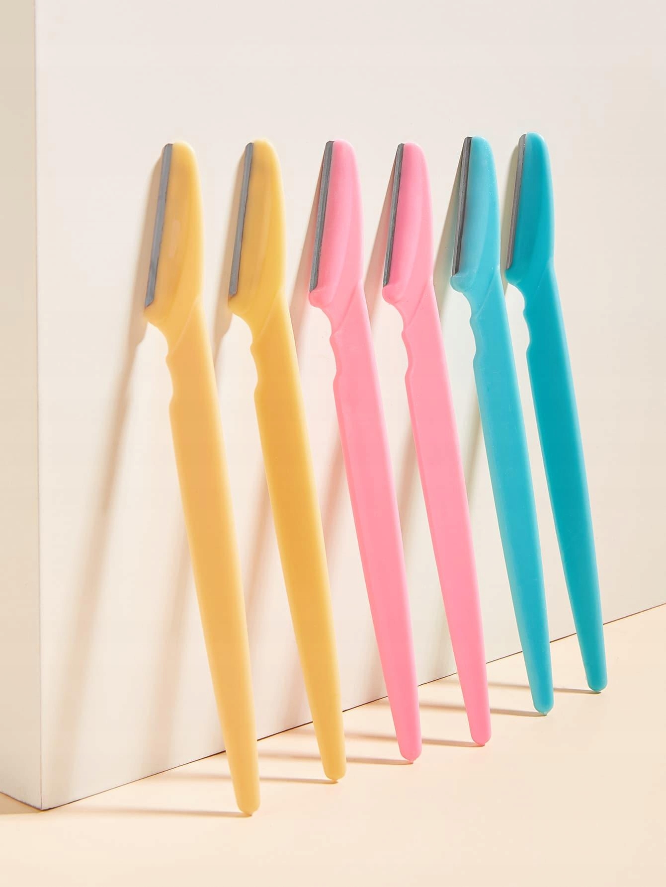 6SZT ZESTAW TRYMER NOŻYK BRZYTWA DO REGULACJI STYLIZACJI BRWI TIKLE