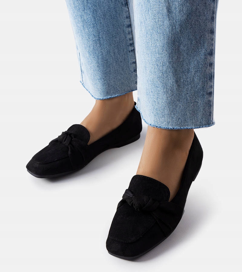 Czarne mokasyny Samika 38 Płeć kobieta