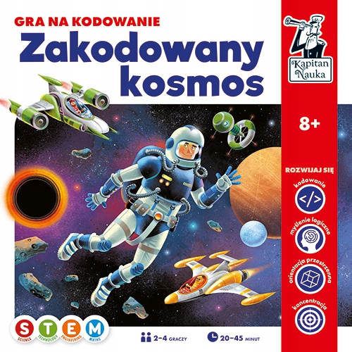 Zakodowany kosmos. Kapitan Nauka. Gra