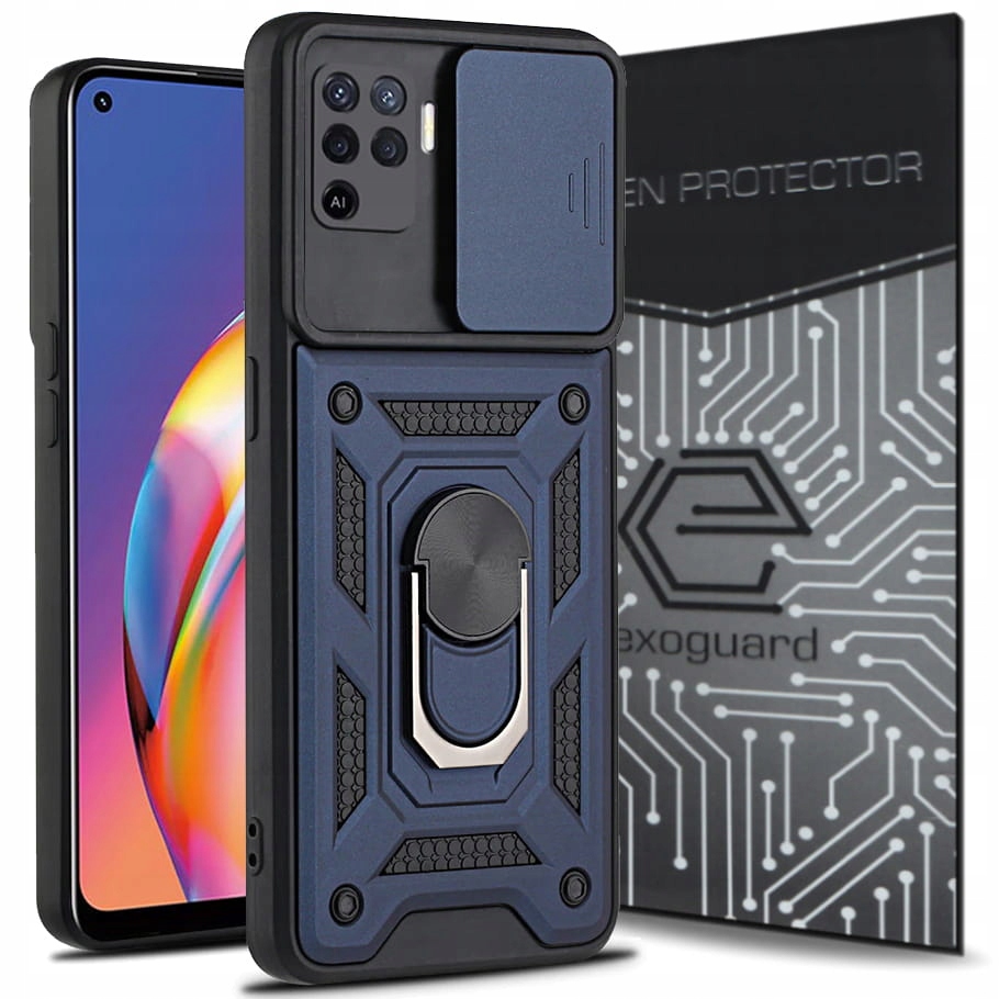 

Case Etui Pancerne+szkło do Oppo Reno 5 Lite