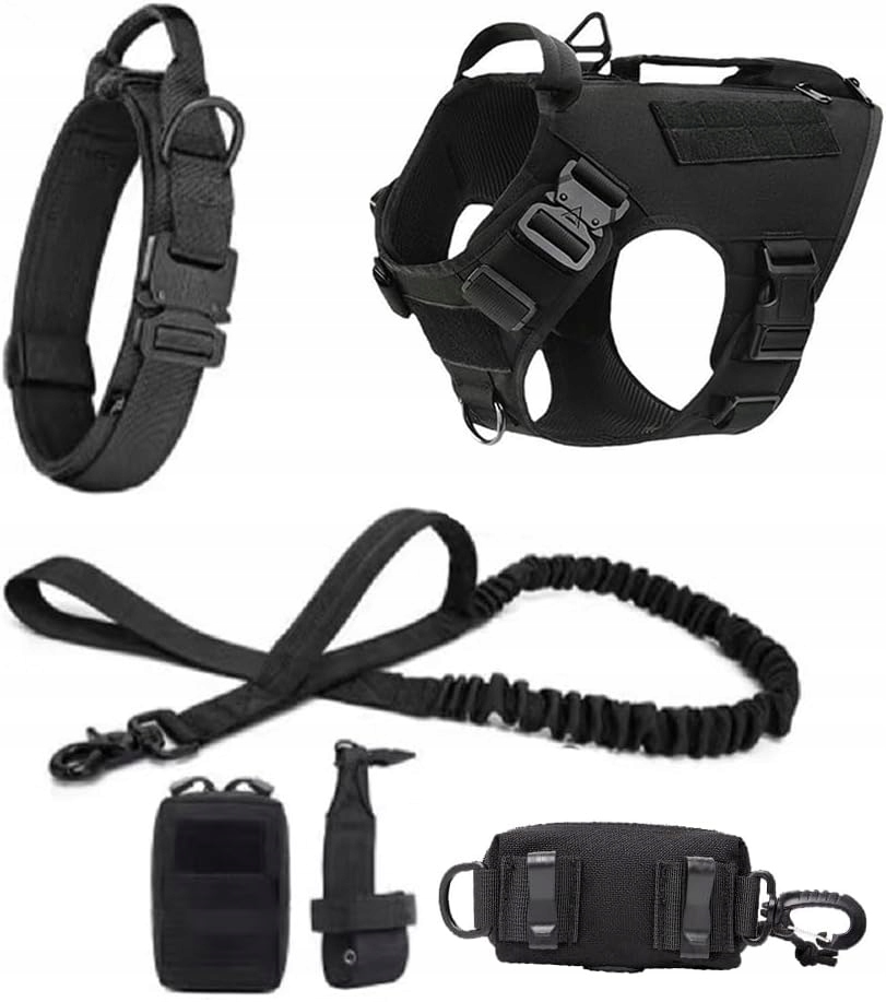 Levně Postroj pro velké psy tréninková vesta, postroj pro psa, vodítko vel. XL