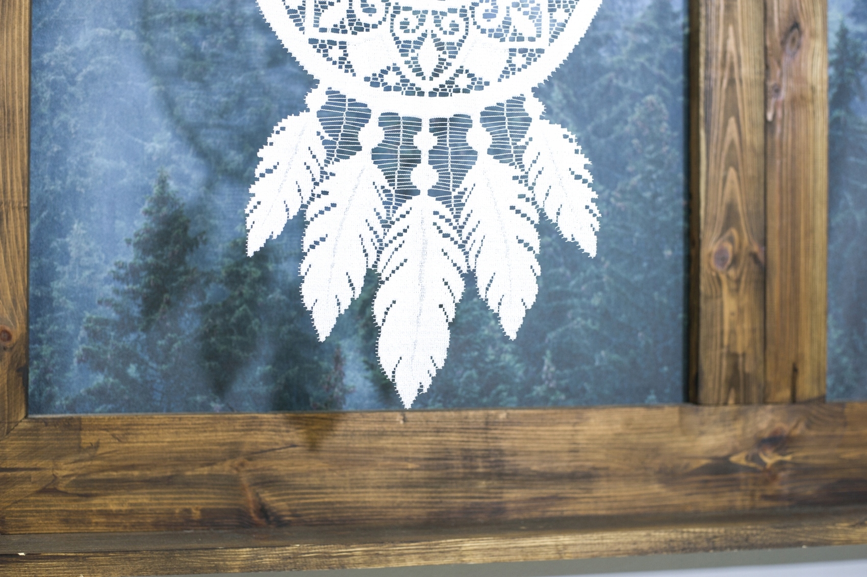 PANEL AŻUR FIRANA ŻAKARDOWA BIAŁA ŁAPACZ SNÓW Marka Markizeta