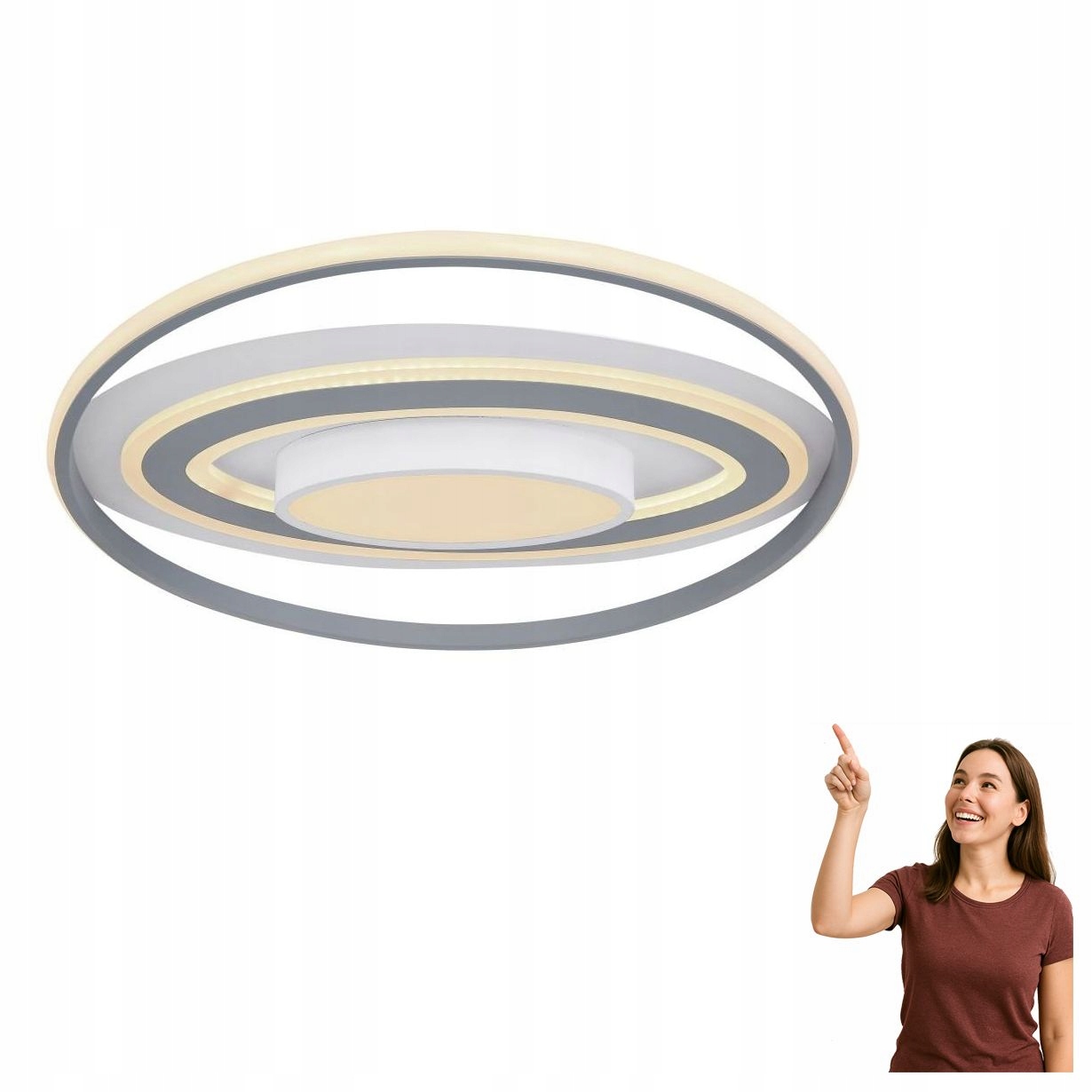 Led Stropné Svietidlo 60W Leola 48016-60 Globo