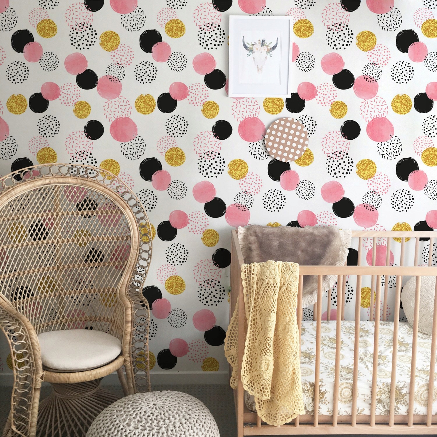 

Fototapeta na ścianę Geometryczne kropki 360x250cm