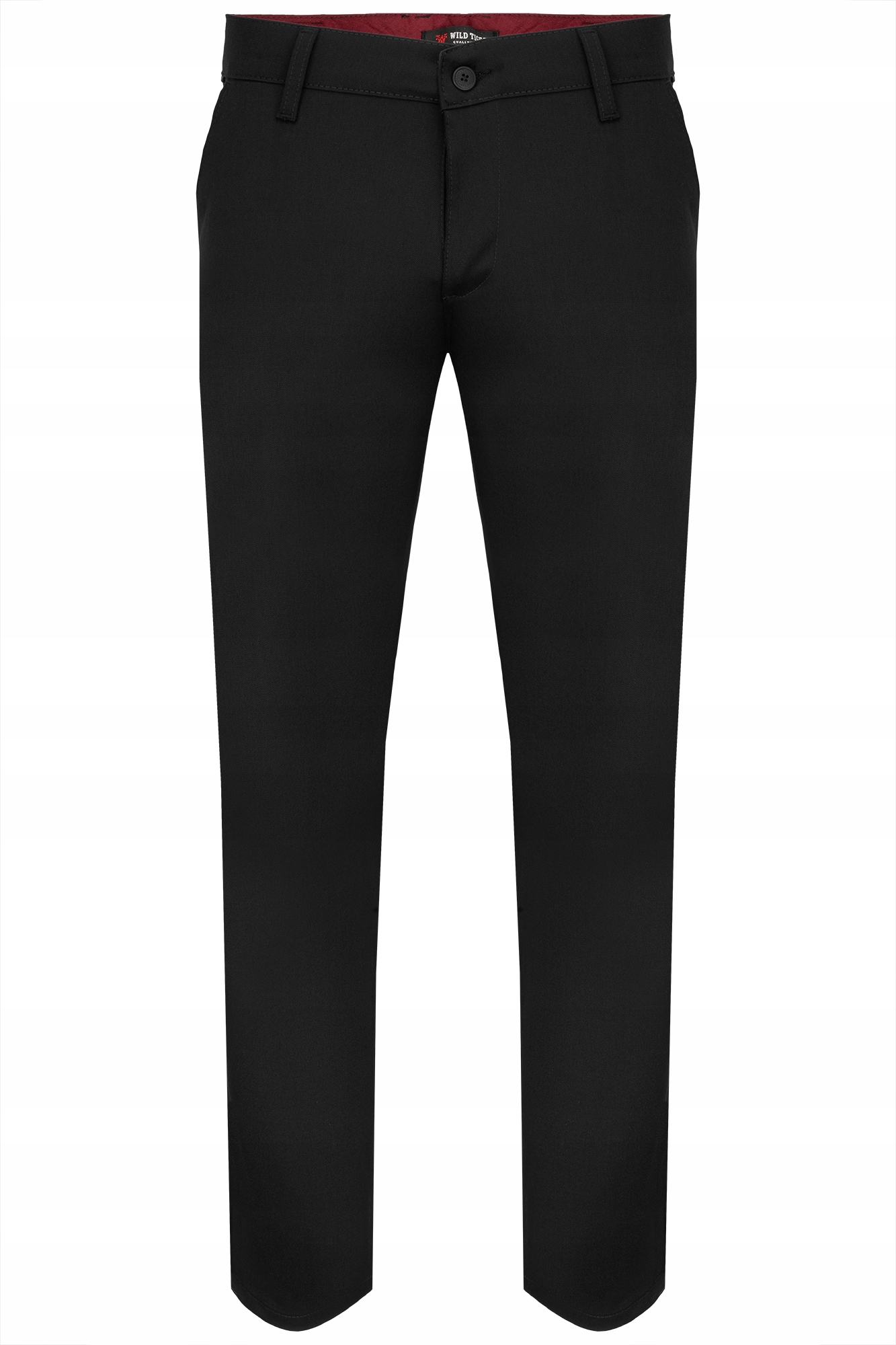 Pánské Kalhoty Elegantní Černé Klasické Casual Hladké: 34/34