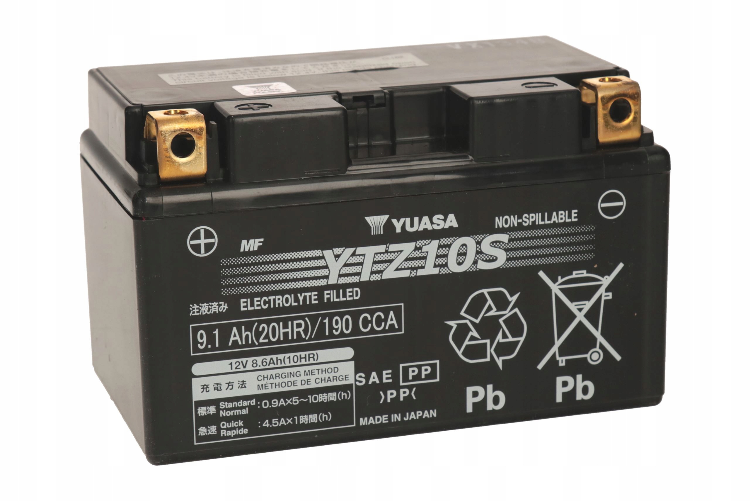 YUASA YTZ10S ГЕЛЕВАЯ АККУМУЛЯТОРНАЯ БАТАРЕЯ ОРИГИНАЛ